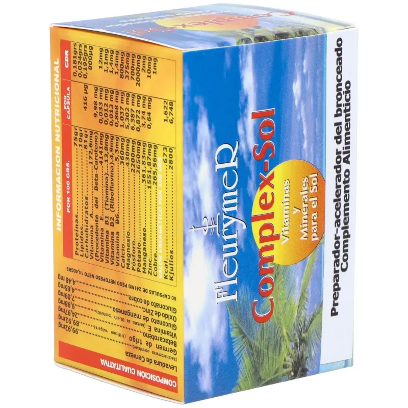 Complex sol vitaminas+minerales para el sol 60cap. | Farmacia Barata