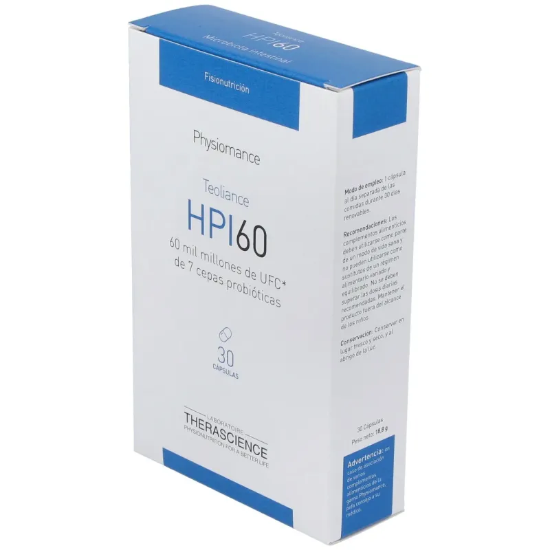 Teoliance hpi 60 30cap. | Farmacia Barata