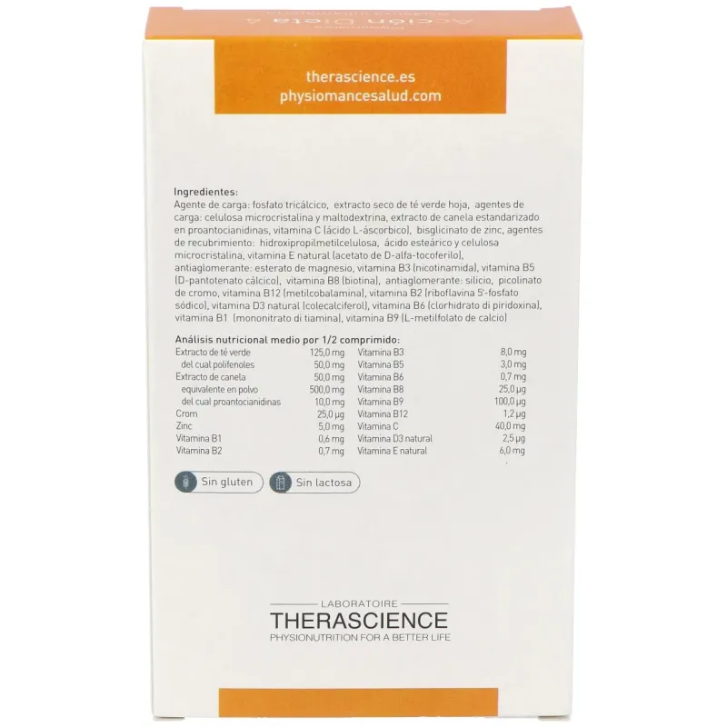 Physiomance accion dieta 4 30comp. | Farmacia Barata