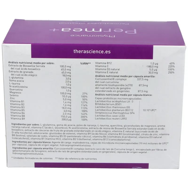 Physiomance permea+ 20 sobre + 20caps + 20cpr | Farmacia Barata