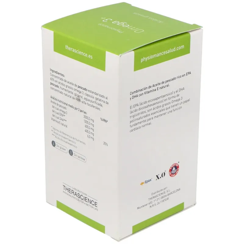 Physiomance omega 3 plus 90perlas | Farmacia Barata