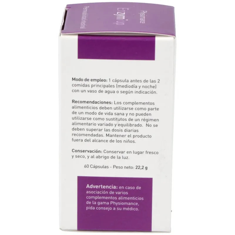 Therascience physiomance enzymup 60 capsulas | Farmacia Barata Therascience physiomance enzymup 60 capsulas | Farmacia Barata