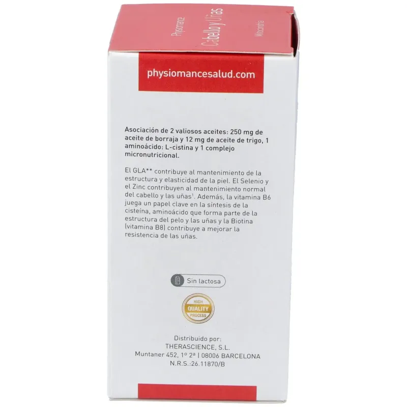 Physiomance cabello y uñas 90cap. | Farmacia Barata
