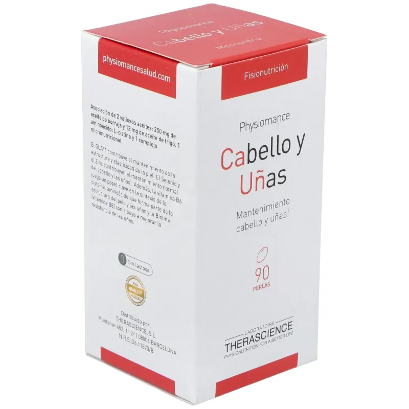 Physiomance cabello y uñas 90cap. | Farmacia Barata
