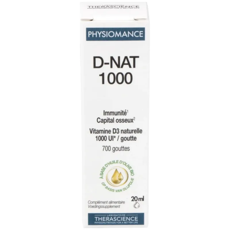 Physiomance d-nat 1000 gotas 20ml. | Farmacia Barata
