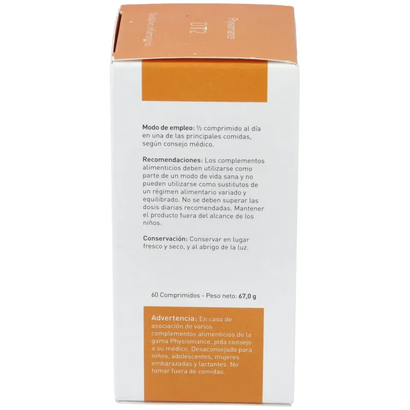 Physiomance dt2 60comp. | Farmacia Barata