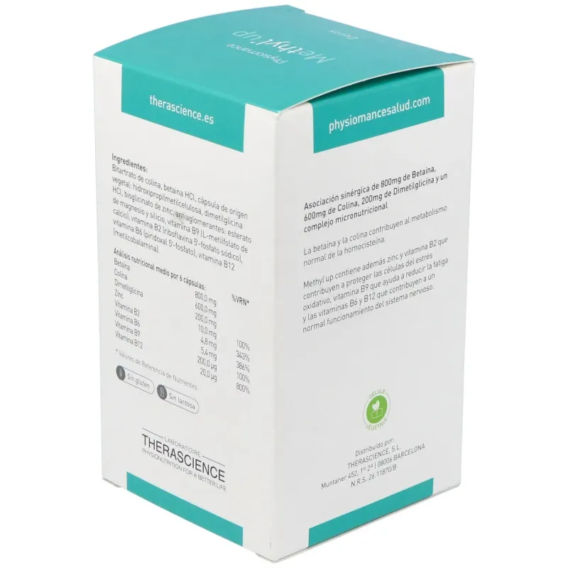 Physiomance methyl up 180cap. | Farmacia Barata