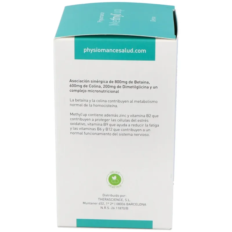 Physiomance methyl up 180cap. | Farmacia Barata