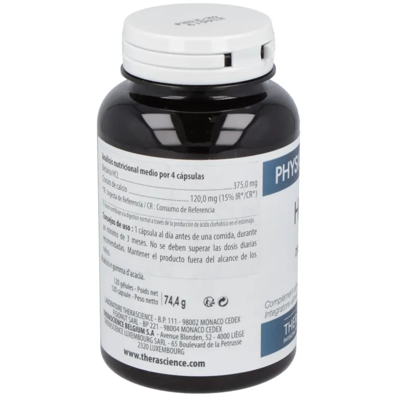 Physiomance hcl+ 120cap. | Farmacia Barata