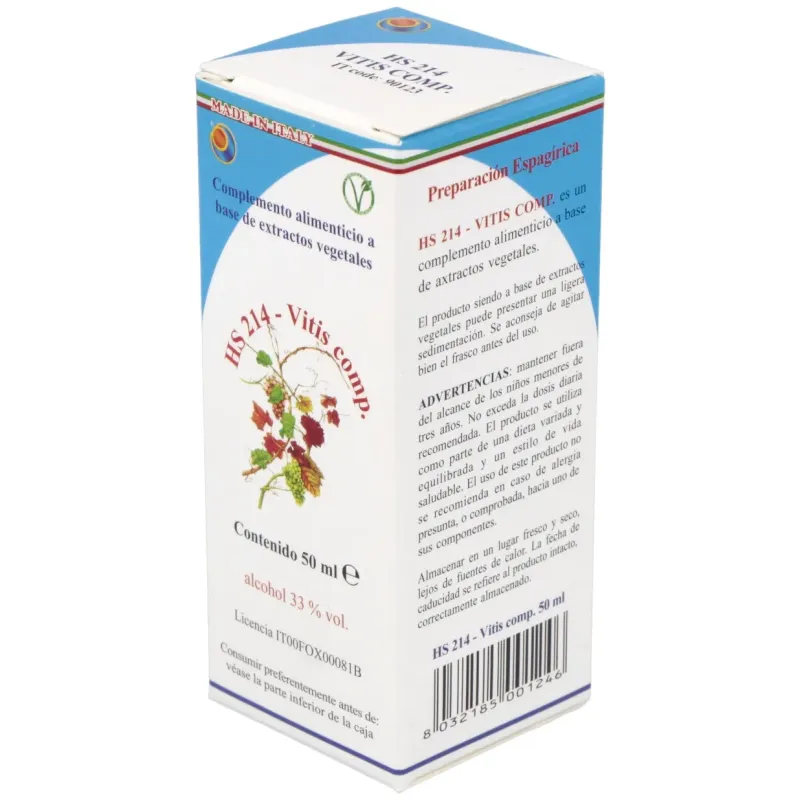 Hs 214 vitis comp. gotas 50ml. | Farmacia Barata