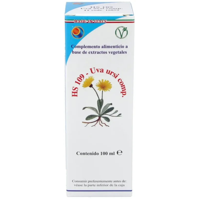 Hs 109 uva ursi comp. gotas 100ml. s/al | Farmacia Barata