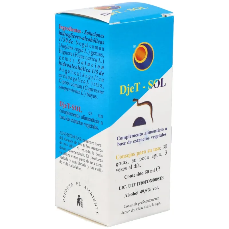 Herboplanet djet-sol gotas 50ml | Farmacia Barata