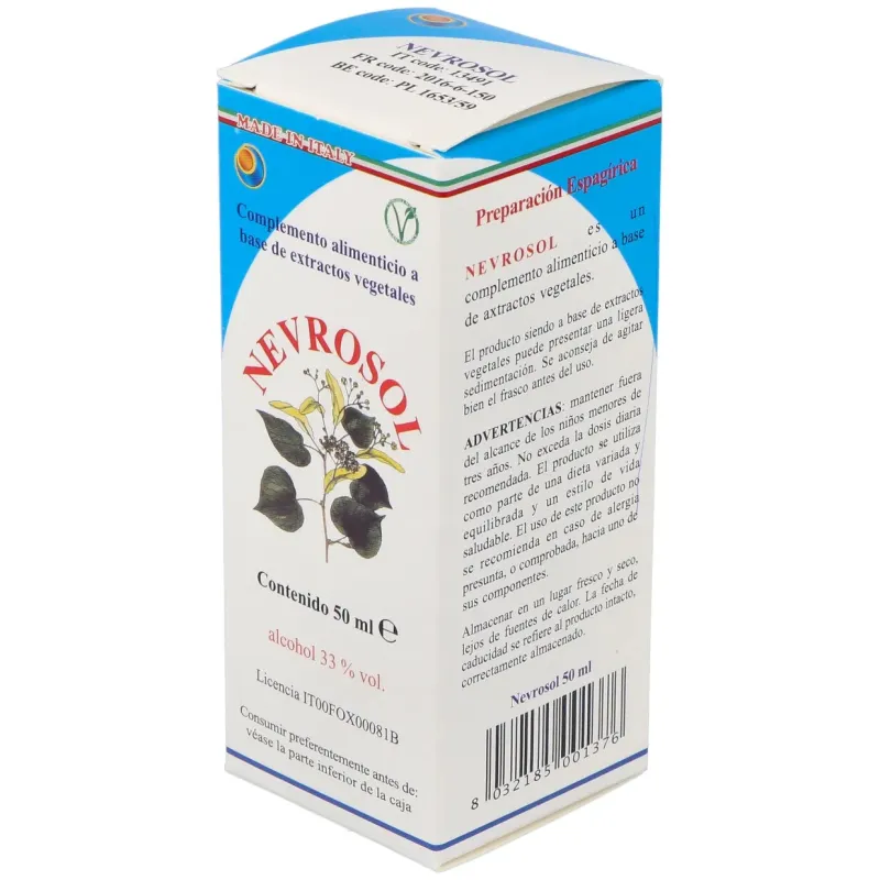 Nevrosol gotas 50ml. | Farmacia Barata