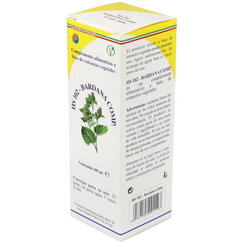 Hs 102 bardana comp. gotas 100ml s/al | Farmacia Barata