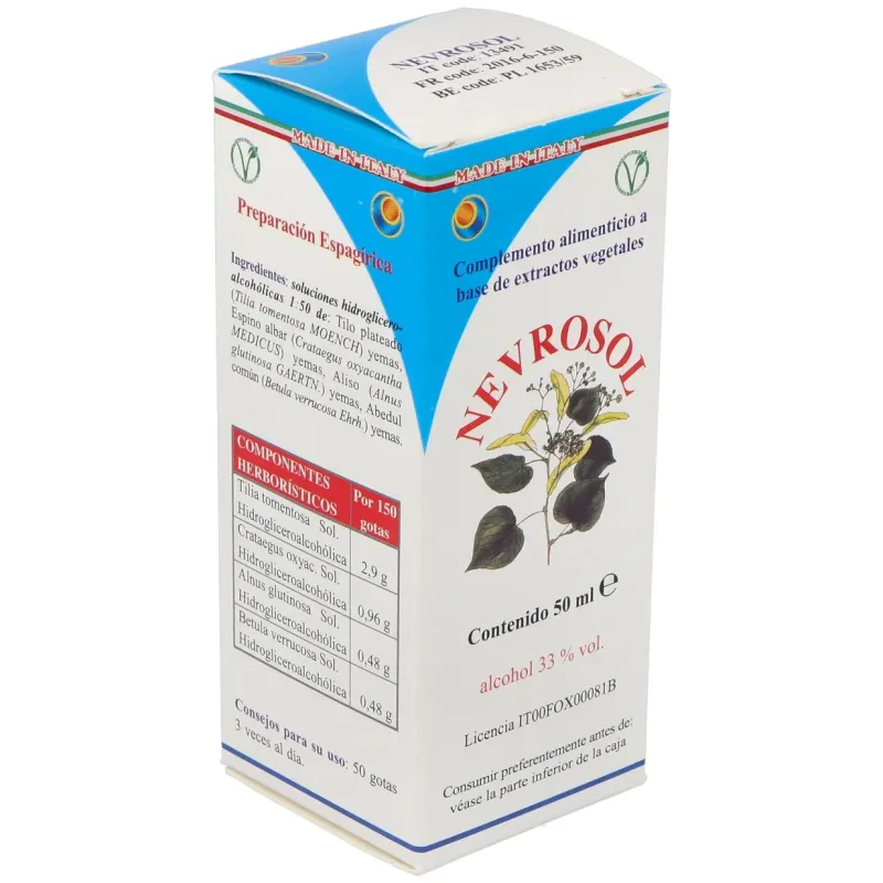 Nevrosol gotas 50ml. | Farmacia Barata