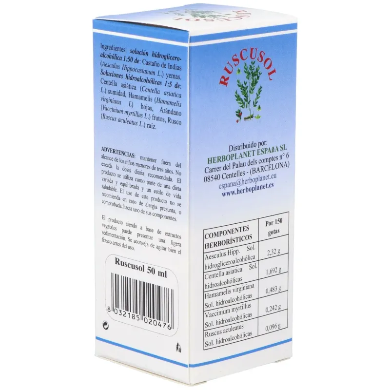 Ruscusol gotas 50ml. | Farmacia Barata