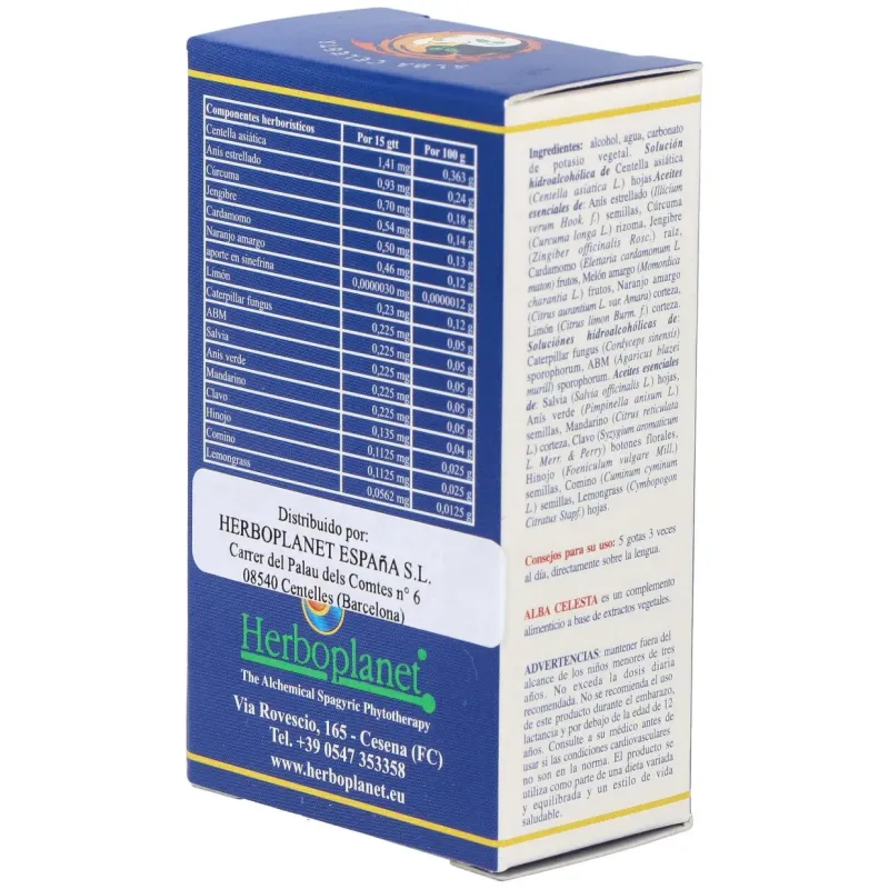 Alba celesta gotas 10ml. | Farmacia Barata
