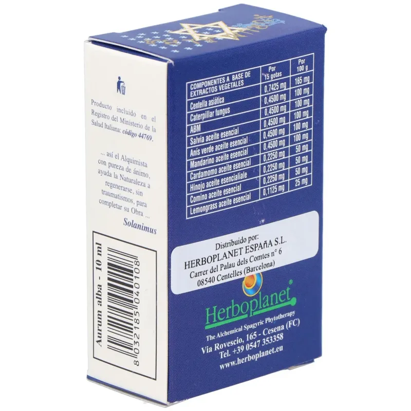 Aurum alba gotas 10ml. | Farmacia Barata