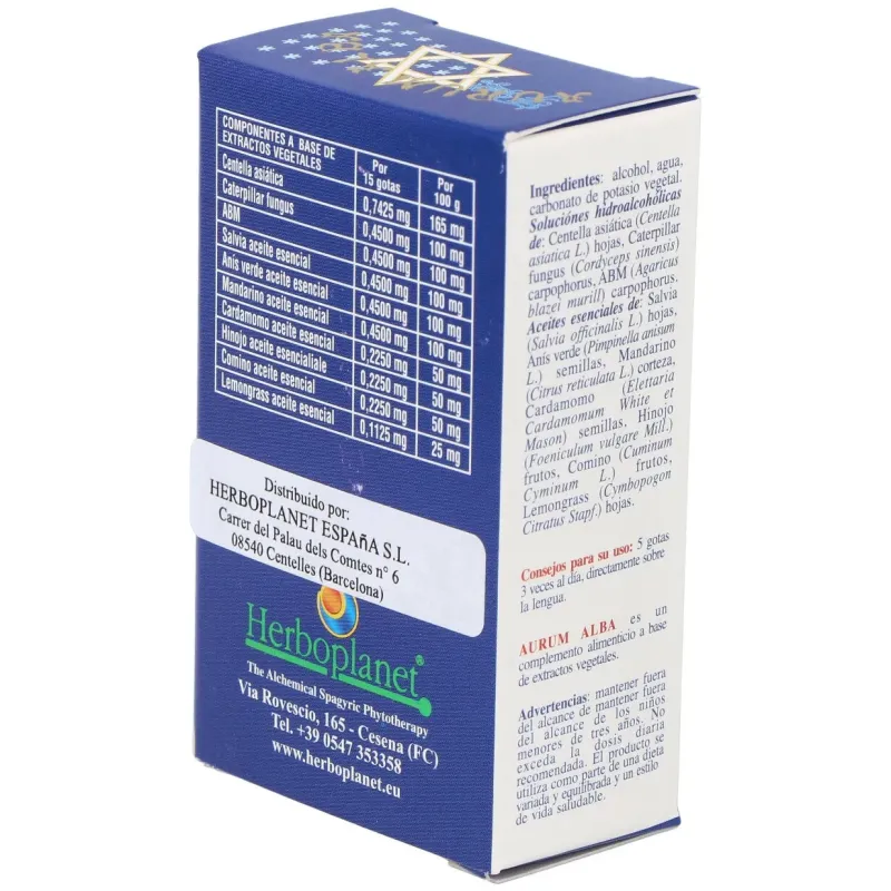 Aurum alba gotas 10ml. | Farmacia Barata