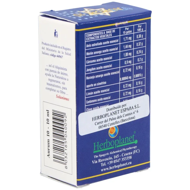 Aurum 10 gotas 10ml. | Farmacia Barata