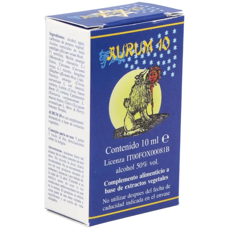 Aurum 10 gotas 10ml. | Farmacia Barata