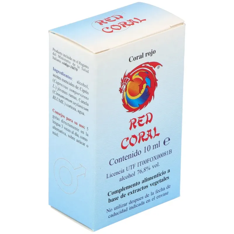 Red coral gotas 10ml. | Farmacia Barata
