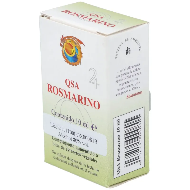 Herboplanet qsa rosmarino romero gotas 10ml | Farmacia Barata