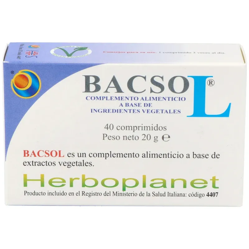 Bacsol 40comp. | Farmacia Barata