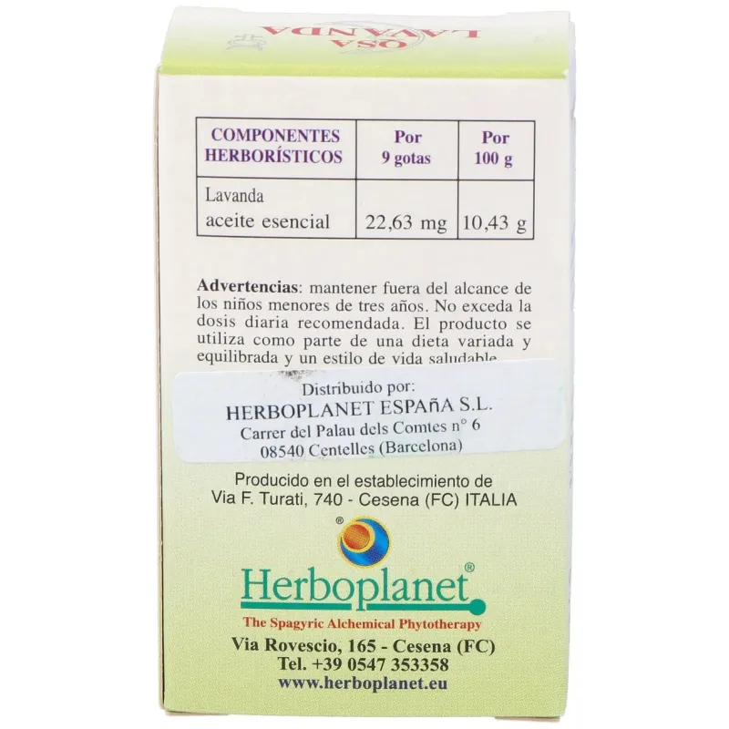 Herboplanet qsa lavanda gotas 10ml | Farmacia Barata