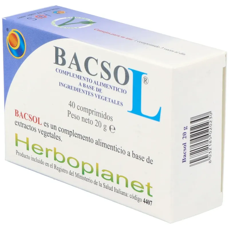 Bacsol 40comp. | Farmacia Barata
