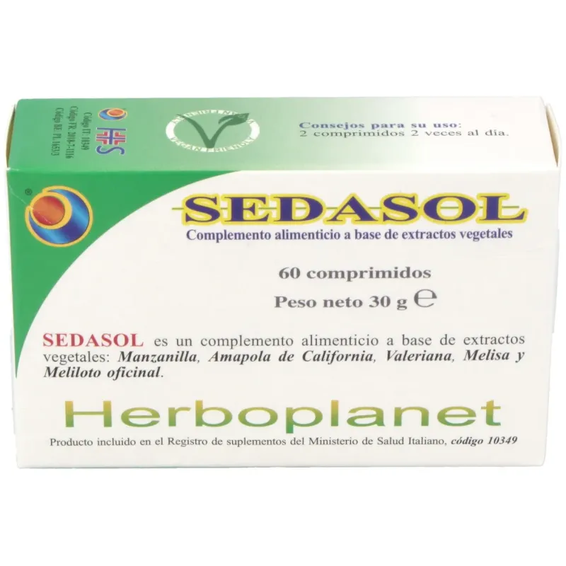 Sedasol 60comp. | Farmacia Barata