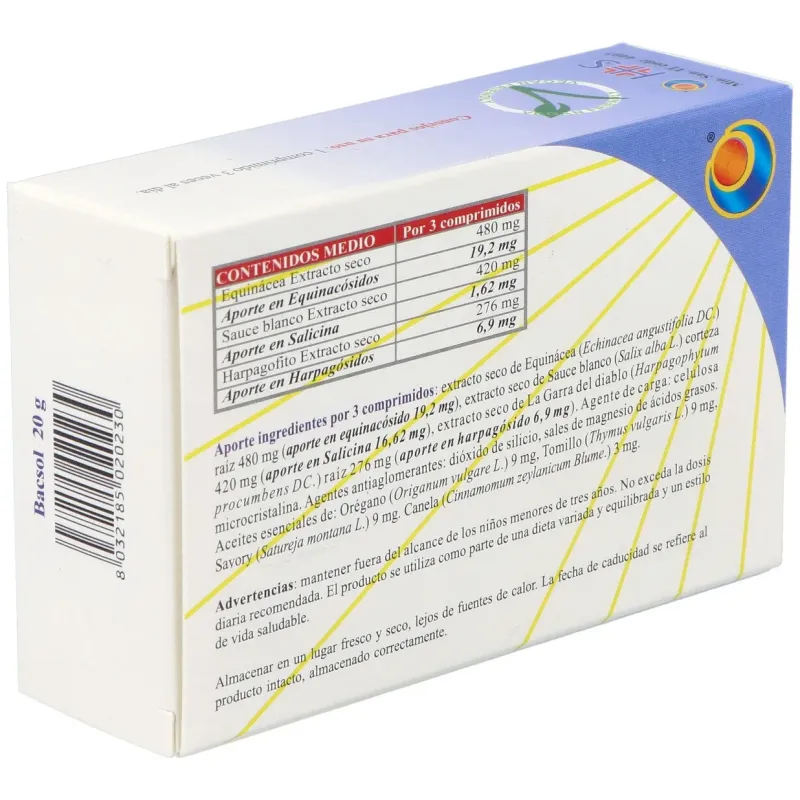 Bacsol 40comp. | Farmacia Barata