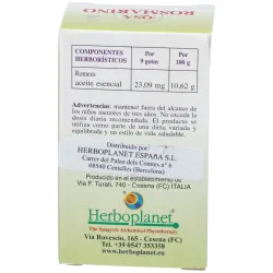 Herboplanet qsa rosmarino romero gotas 10ml | Farmacia Barata