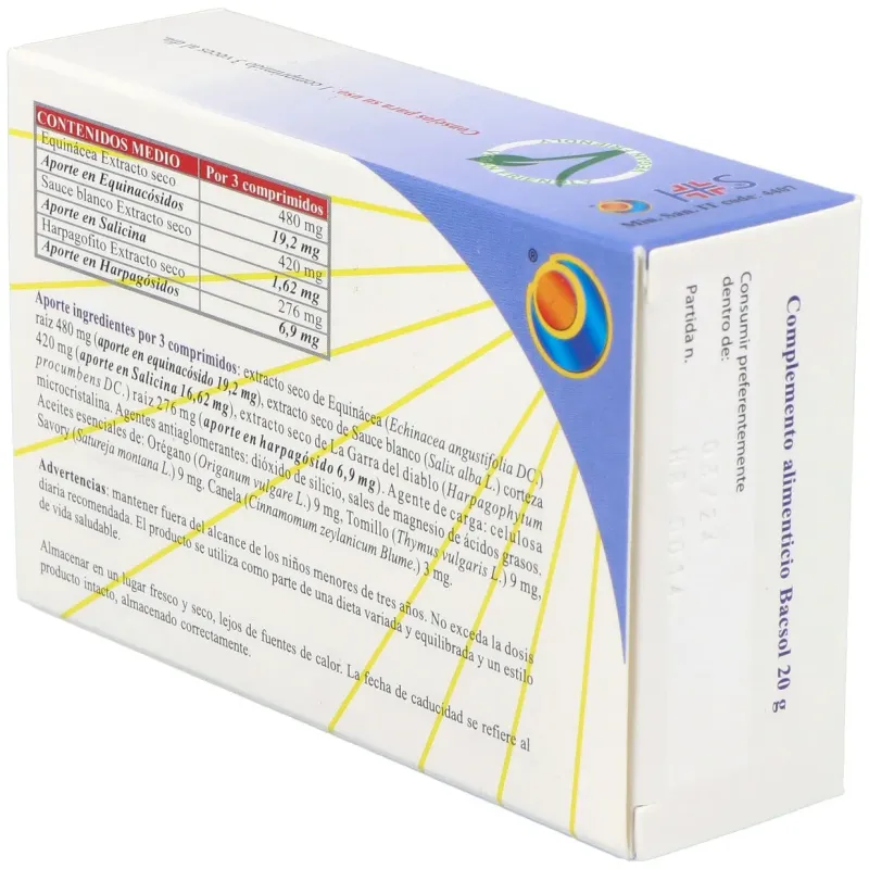 Bacsol 40comp. | Farmacia Barata