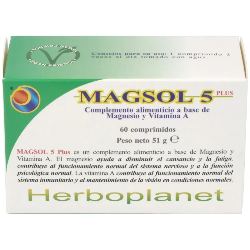 Magsol 5 plus 60comp. | Farmacia Barata