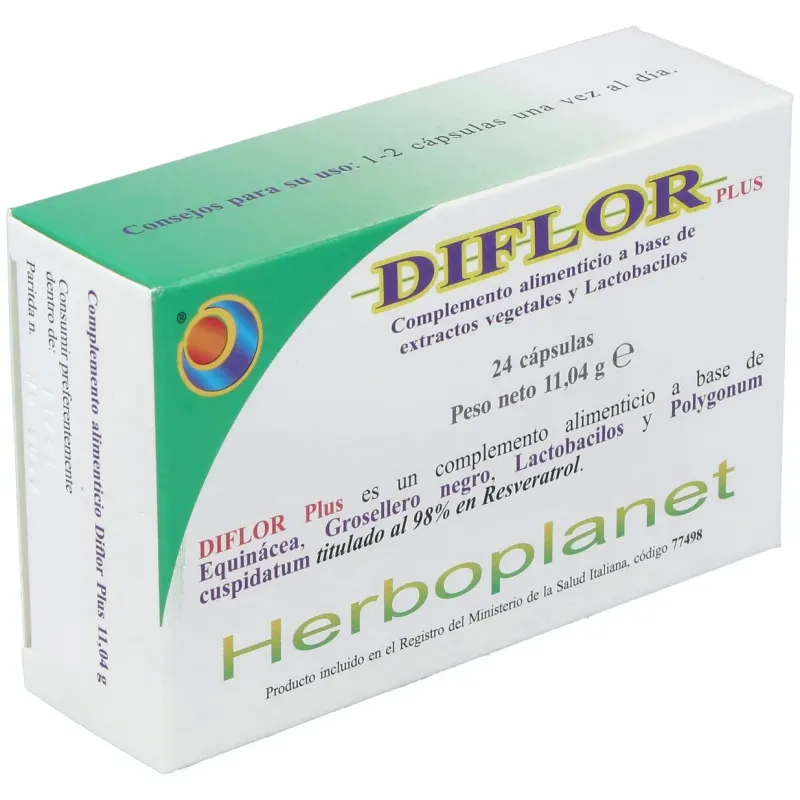 Diflor plus 24cap. | Farmacia Barata