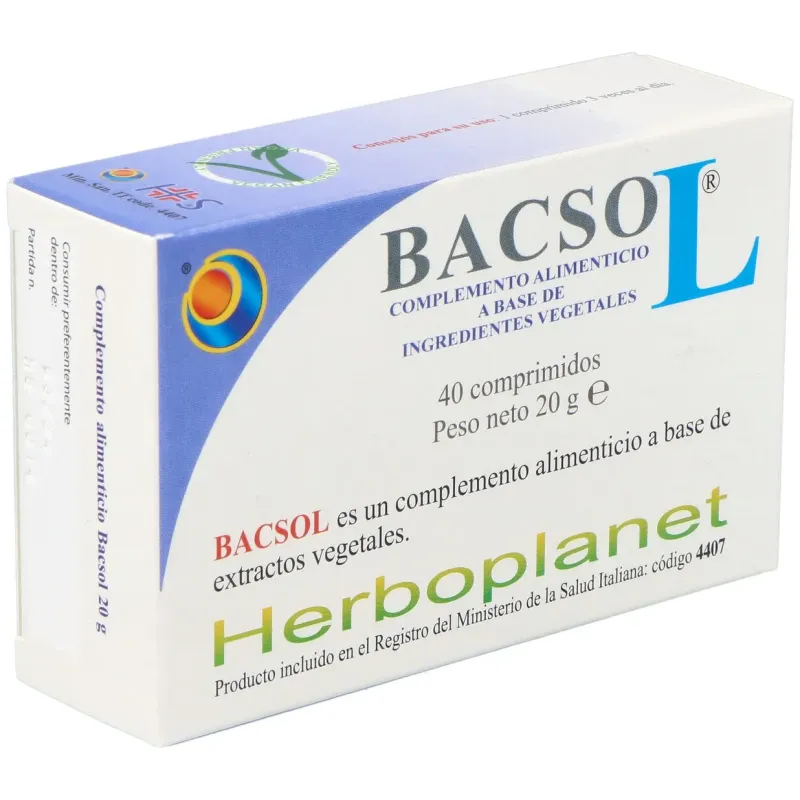 Bacsol 40comp. | Farmacia Barata