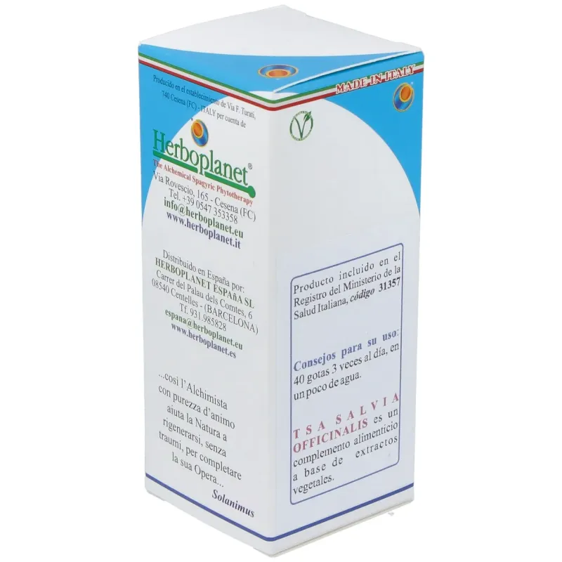 Herboplanet tsa salvia officinalis folhas 50ml | Farmacia Barata