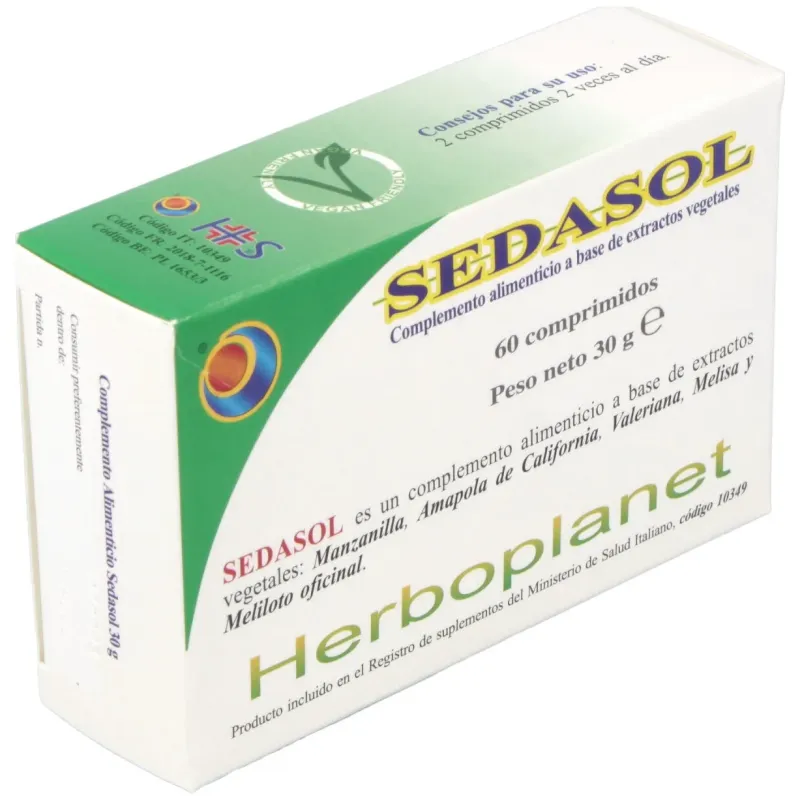 Sedasol 60comp. | Farmacia Barata