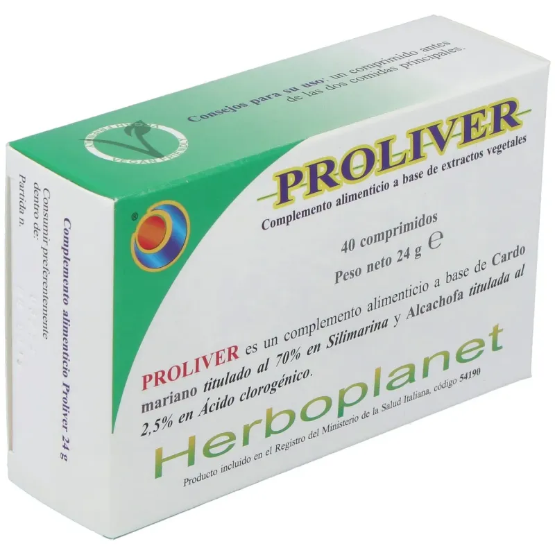 Herboplanet proliver 40comp | Farmacia Barata