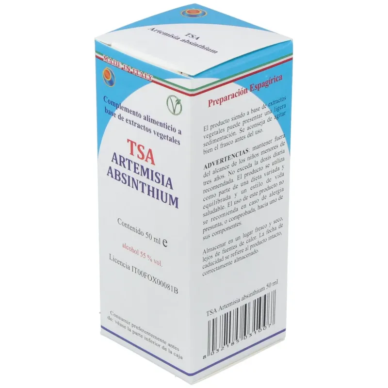 Tsa artemisa absinthium sumidades floridas 50ml. | Farmacia Barata