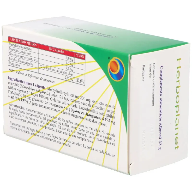 Allersol blister 60cap. | Farmacia Barata