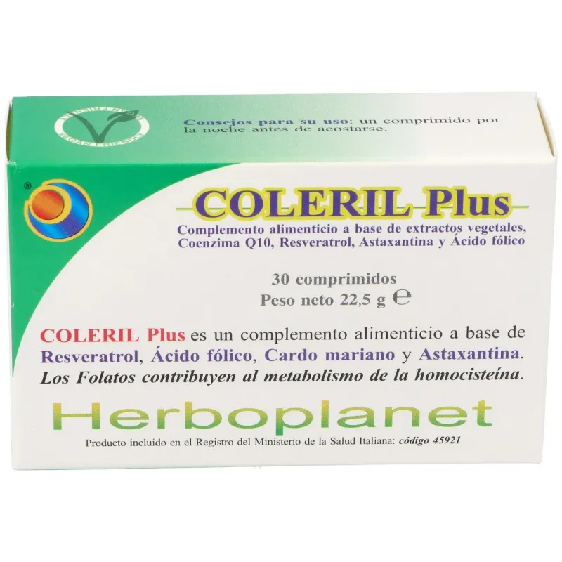 Coleril plus 30comp. | Farmacia Barata