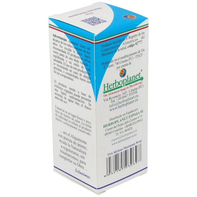 Herboplanet tsa silybum marianum 50ml | Farmacia Barata