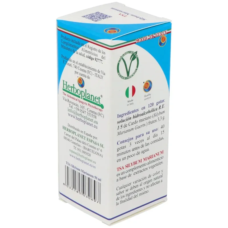 Herboplanet tsa silybum marianum 50ml | Farmacia Barata