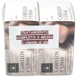Cabello y uñas pack ahorro 2x48cap.