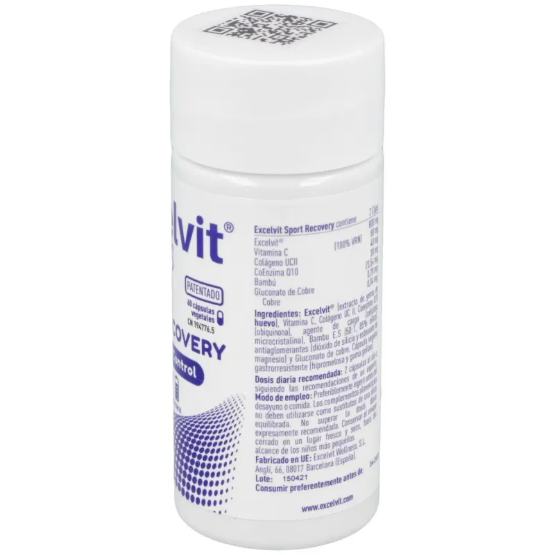Excelvit sport recovery 60 cápsulas | Farmacia Barata Excelvit sport recovery 60 cápsulas | Farmacia Barata