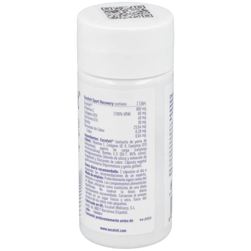 Excelvit sport recovery 60 cápsulas | Farmacia Barata Excelvit sport recovery 60 cápsulas | Farmacia Barata