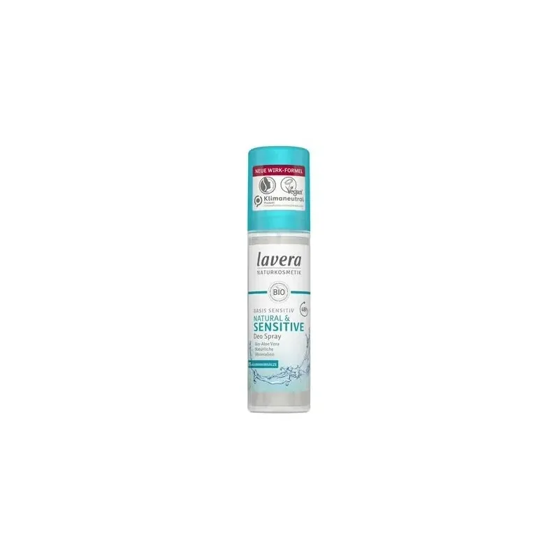 Lavera desodorante spray 48h basis sensitiv y natural 75ml | Farmacia Barata Lavera desodorante spray 48h basis sensitiv y natural 75ml | Farmacia Barata