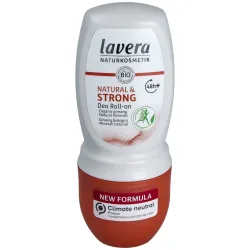 Lavera desodorante roll-on 48h + strong y natural 50ml